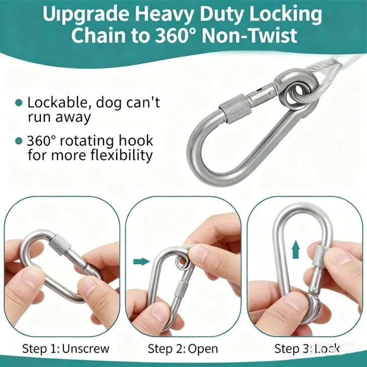 Pet Tie Out Cable manufacturers
